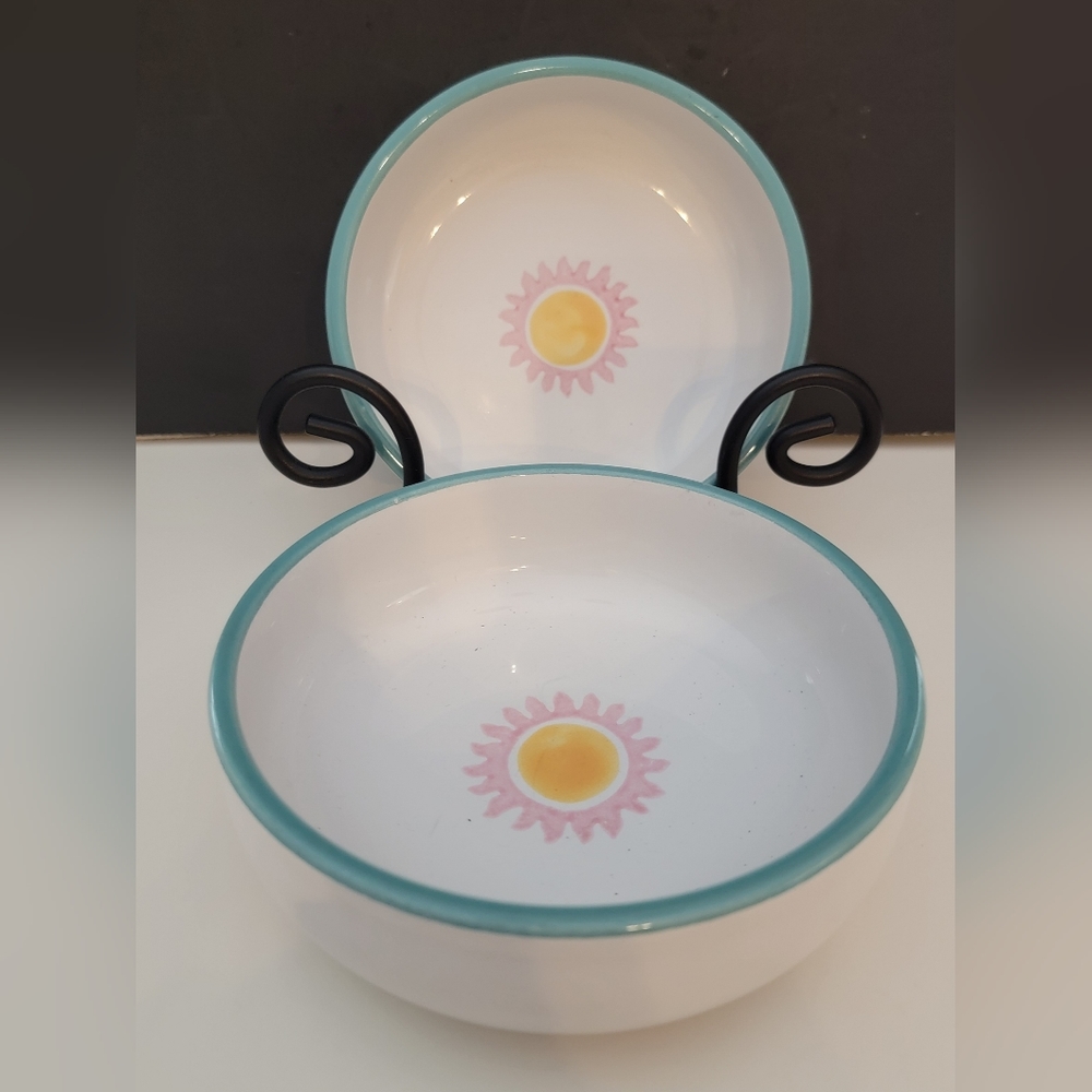 Vintage Dansk Costa Del Sol Cereal/Soup Bowls  Set of 2 Pre-owned